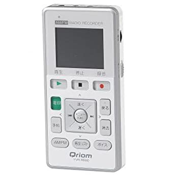 【中古-非常に良い】Qriom キュリオム ラジオボイスレコーダー ホワイトYVR-R500(W)
