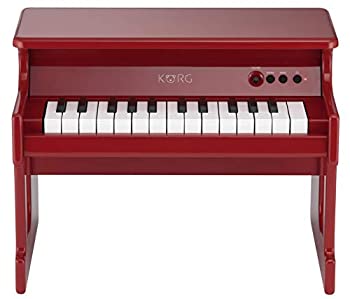 【中古-非常に良い】 KORG コルグ tinyPIANO タイニーピアノ ミニ鍵盤25鍵 レッド 自動演奏デモソングを50曲内蔵