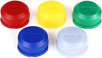 【中古-非常に良い】SHURE BLX2 ハンドヘルド型 送信機用 色分け識別キャップ 5色セット WA621 【国内正規品】