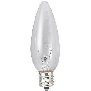 【中古-非常に良い】 ヤザワ 【ケース販売 10個セット】 シャンデリア球 クリア 25W E17口金 C321725C_set