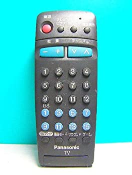【中古-人並み外れたに好いたらしい】 Panasonic パナソニック テレビ受像機遠隔操作 TNQE066