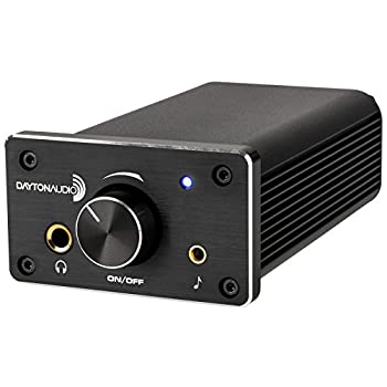 【中古-非常に良い】 Dayton Audio DTA-120 トータル120W 大出力 ヘッドホンアンプ フロント入力 高級ミニ・バインディングポスト採用 アルミケース Tクラス 小型デジ
