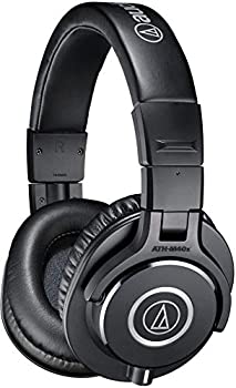 【中古-非常に良い】 audio technica オーディオテクニカ プロフェッショナルモニターヘッドホン ATH-M40x ブラック スタジオレコーディング 楽器練習｜IINEX