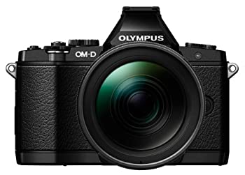 【中古-非常に良い】 OLYMPUS オリンパス ミラーレス一眼 OM-D E-M5 ED 12-40mm F2.8 PRO レンズキット エリートブラック LKIT EBLK