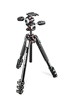 【中古-非常に良い】 Manfrotto マンフロット プロ三脚 190シリーズ アルミ 4段 + RC2付3Way雲台キット MK190XPRO4-3W