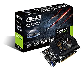 【中古-非常に良い】 ASUS グラフィックボード GeForce GTX750TI GDDR5 2GB GTX750TI-PH-2GD5｜IINEX