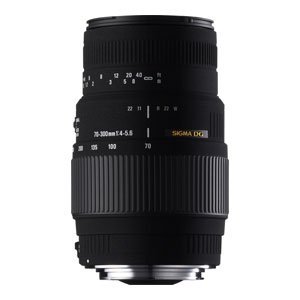 【中古-非常に良い】SIGMA 望遠ズームレンズ 70-300mm F4-5.6 DG MACRO ソニーA(α)マウント|IINEX
