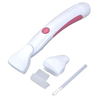 【中古-人並み外れたに好いたらしい】 うしろ側も横もハミ出さない！小回りアンダー髪の毛楽々シェービング Ravia (ラヴィア) i-Line電気カミソリ 白いこと