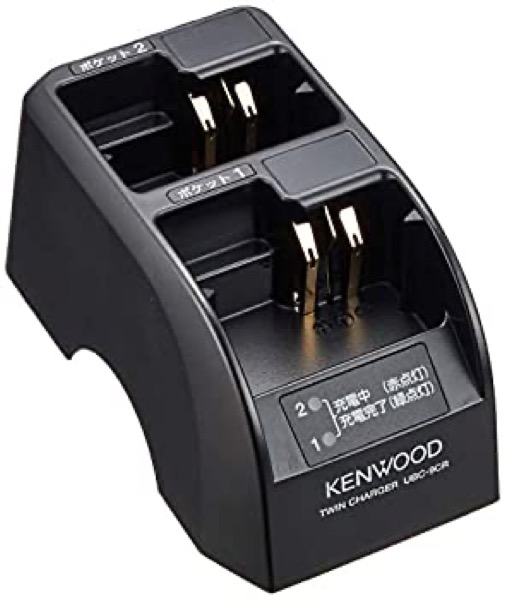 【中古-非常に良い】 ケンウッド ツイン充電台 UBZ-M31 UBZ-M51S UBZ-M51L対応 UBC-9CR