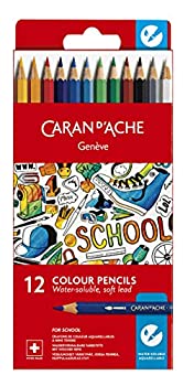 【中古-非常に良い】カランダッシュ スクールライン 色鉛筆 12色セット 紙箱入 1290-712