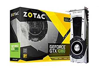 【中古-人並み外れたに好いたらしい】 ZOTAC GeForce GTX1080 Founder edition グラフィクスゲーム盤 VD6048 ZTGTX1080-8GD5XFE001/ZT-P10800A-10P PCパーツ-グラフィックボード-パソコン・周辺機器