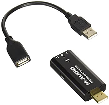 【中古-非常に良い】 M-Audio USB-DAC ハイレゾ音源対応 デジタル→アナログ変換器 Micro DAC 24 192 5,608円