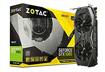 【中古-非常に良い】 ZOTAC Geforce GTX 1080 AMP EDITION グラフィックスボード VD6068 ZTGTX1080-8GD5XAMP01｜IINEX