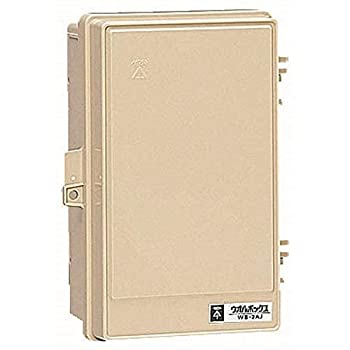 【中古-非常に良い】 未来工業 プラスチック製防雨ウォルボックス 屋根無 タテ型 ブラック 1個価格 WB-2AOK