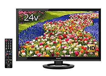 【中古-非常に良い】 シャープ 24V型 液晶 テレビ AQUOS LC-24K40-B ハイビジョン 外付HDD対応(裏番組録画) ブラック 2016年モデル