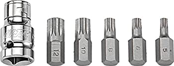 【中古-非常に良い】JTC 12.7mm 5PCS 12角ビットセット トリプルスクエア JTC5365