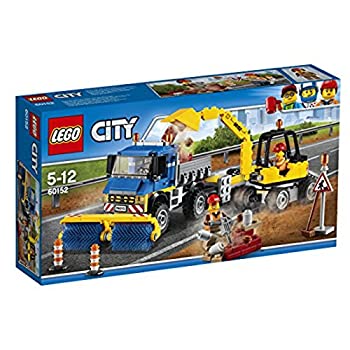 【中古-人並み外れたに好いたらしい】レゴ (LEGO) シティ 道のり洗い濯ぎ車とパワーショベル 60152