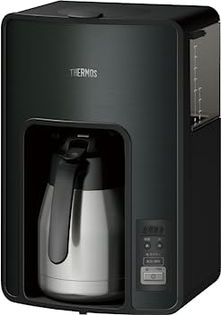 【中古-非常に良い】サーモス 真空断熱ポットコーヒーメーカー 1.0L ブラック 【タイマーで前日予約が可能】 ECH-1001 BK 46,516円
