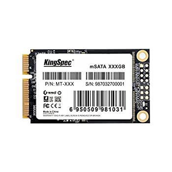 【中古-人並み外れたに好いたらしい】 KingSpec 内蔵型 MLC 256GB mSATA MINI PCIe 現ナマ Dram mSATA SSD 固定ディスク