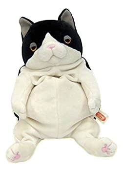 【中古-非常に良い】シナダグローバル もちねこ ぬいぐるみ ハチワレ (M) MONE-0230H