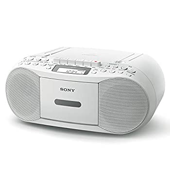 【中古-非常に良い】ソニー CDラジカセ レコーダー CFD-S70 : FM/AM/ワイドFM対応 録音可能 ホワイト CFD-S70 W 17,569円