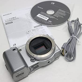 【中古-人並み外れたに好いたらしい】SONY 鏡鑑受け答え一眼 α NEX-5上半身 色つや：しろがね色