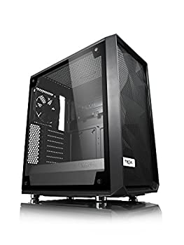 【中古-非常に良い】【輸入･日本仕様】Fractal Design Meshify C Blackout TG Light Tint ミドルタワー型PCケース CS7100 FD-CA-MESH-C-BKO-TGL