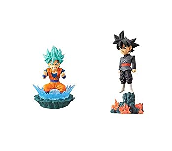 【中古-非常に良い】ドラゴンボール超 World Collectable Diorama vol.1 2種 セット 孫悟空 ゴクウブラック 悟空ブラック