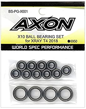 【中古-非常に良い】AXON X10 ボールベアリングセット for XRAY T4 2018 BS-PG-X001
