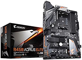 【中古-非常に良い】【輸入・日本仕様】Gigabyte B450 Aorus Elite Motherboard AMD B450 - Ryzen%カンマ% M.2%カンマ% ATX%カンマ% RGB|IINEX