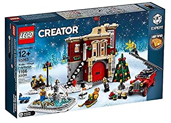 【中古-人並み外れたに好いたらしい】レゴ（LEGO）ウィンタービレッジ・ファイヤーステーション ファイヤーハウス（Winter Village Fire Station）【10263】