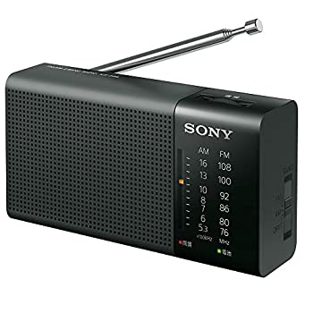 【中古-非常に良い】ソニー ハンディーポータブルラジオ ICF-P36 : FM/AM/ワイドFM対応 横置き型 ブラック ICF-P36 B