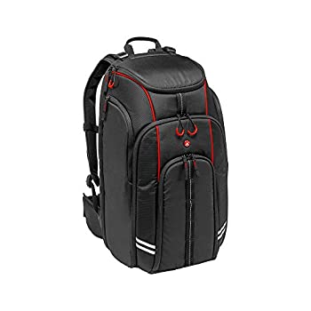 【中古-人並み外れたに好いたらしい】Manfrotto マンフロット MB BP-D1 DJI Professional Video Equipment Cases Drone Backpack (Black) うしろ側容器に並べる 黒719821395263