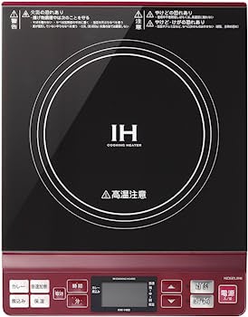 【中古-非常に良い】コイズミ IHクッキングヒーター レッド KIH-1402/R