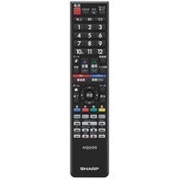 【中古-非常に良い】シャープ 液晶テレビ用 リモコン<ブラック系>(0106380480)|IINEX