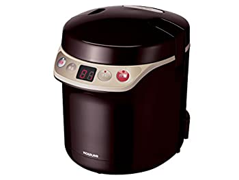 【中古-非常に良い】 コイズミ 小型炊飯器 ライスクッカーミニ ブラウン (0.5~1.5合) KSC-1511 T