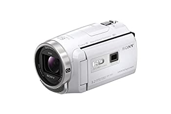 【中古-非常に良い】 ソニー SONY ビデオカメラ Handycam 光学30倍 内蔵メモリー32GBホワイト HDR-PJ675 WC
