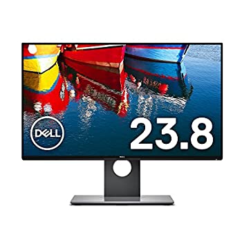 【中古-非常に良い】Dell ディスプレイ モニター U2417H 23.8インチ/FHD/IPS非光沢/6ms/DPx2(MST),HDMI/sRGB 99%/USBハブ/フレームレス