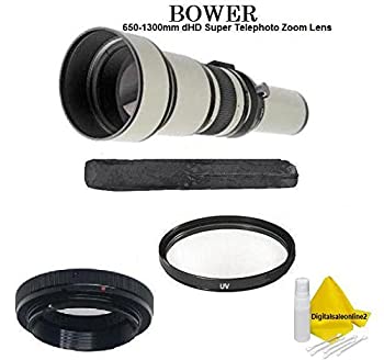【中古-非常に良い】 Bower 650-130mm 超望遠ズームレンズ オリンパス E-620 E-600 E-520 E-510 E-500 E-450 E-420 E-410 E-400 E-330 E-300 E-5 E-3用