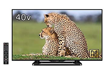 【中古-人並み外れたに好いたらしい】せつ然たる 40V型 液晶 テレビ受像機 AQUOS LC-40W35-B 盛りだくさん高品位テレビ 外付HDD相応う(裏番組録画) 黒いこと 2016年ひな形