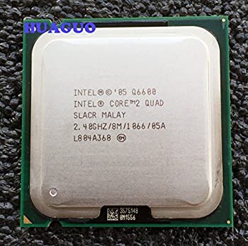 【中古-非常に良い】 intel Core 2 Quad Q6600 2.4 GHz クアッドコア CPU プロセッサー SLACR LGA 775 8M キャッシュ