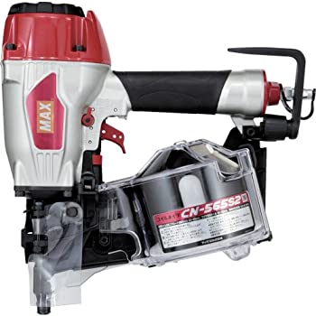 【中古-人並み外れたに好いたらしい】マックス 釘打機 しろがね色 赤いこと (CN-565S2)