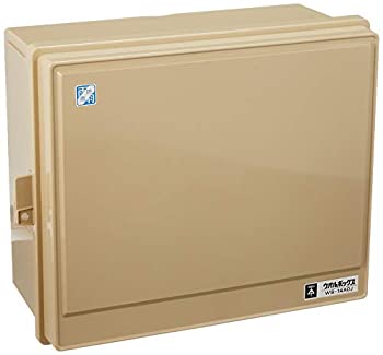 【中古-非常に良い】未来工業 ウオルボックス 屋根無・ヨコ型 有効フカサ159 ベージュ 1個 WB-14AOJ
