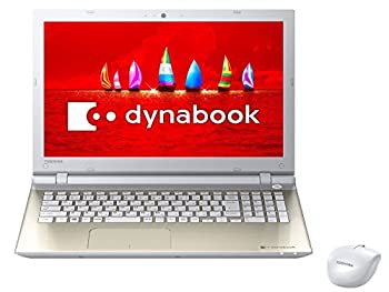 【中古-非常に良い】 東芝 15.6型ノートパソコン dynabook T55/VG サテンゴールド PT55VGP-BJA