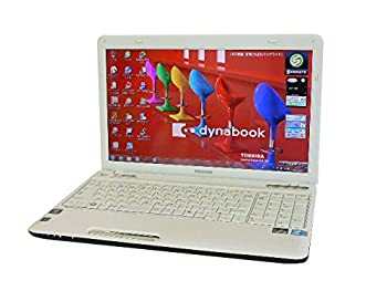 【中古-非常に良い】 ノートパソコン 中古パソコン T350 46 ホワイト テンキー ノート 本体 Windows7 東芝 Core i5 DVD 4GB 500GB