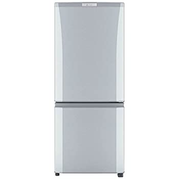 【中古-人並み外れたに好いたらしい】三菱 電気冷蔵庫 下つ方封鎖室 右食い違い 146L 純然たるしろがね色 MR-P15A S