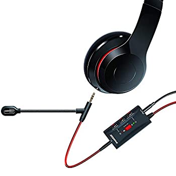 【中古-非常に良い】dreamGEAR BOOMCHAT?PRO?マイク付きオーディオケーブル 赤/黒
