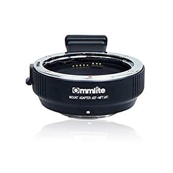 【中古-非常に良い】 Commlite レンズマウントアダプター CM-AEF-MFT (キャノン EFマウントレンズ → マイクロフォーサーズマウント変換) 電子接点付き
