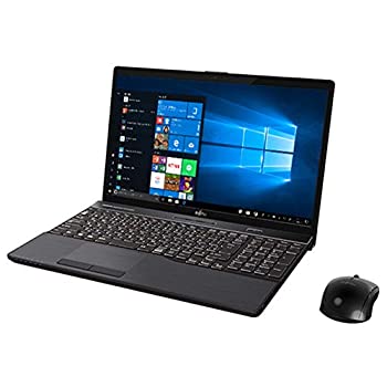 【中古-非常に良い】 富士通 15.6型ノートパソコン FMV LIFEBOOK AH77 D1 ブライトブラック Core i7 メモリ 8GB SSD 128GB ＋ HDD 1TB FMVA77D1B｜IINEX