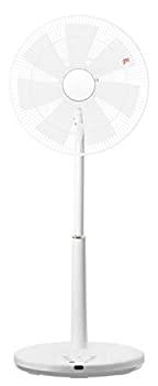 【中古-非常に良い】 山善 YAMAZEN 扇風機 35cm ハイリビング扇 マイコンスイッチ 立体首振り 風量5段階調節 静音モード DCモーター タイマー機能 リモコン付 ホワイト